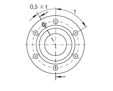 推力角接觸球軸承 ZKLF2068-2Z, 雙向，螺釘安裝，兩側(cè)間隙密封