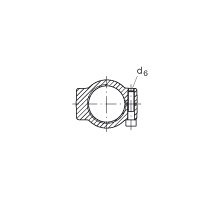 液壓桿端軸承 GIHRK70-DO, 根據(jù) DIN ISO 12 240-4 標(biāo)準(zhǔn)，帶右旋螺紋夾緊裝置，需維護