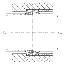 關(guān)節(jié)軸承 GE6-DO, 根據(jù) DIN ISO 12 240-1 標(biāo)準(zhǔn)，需維護(hù)